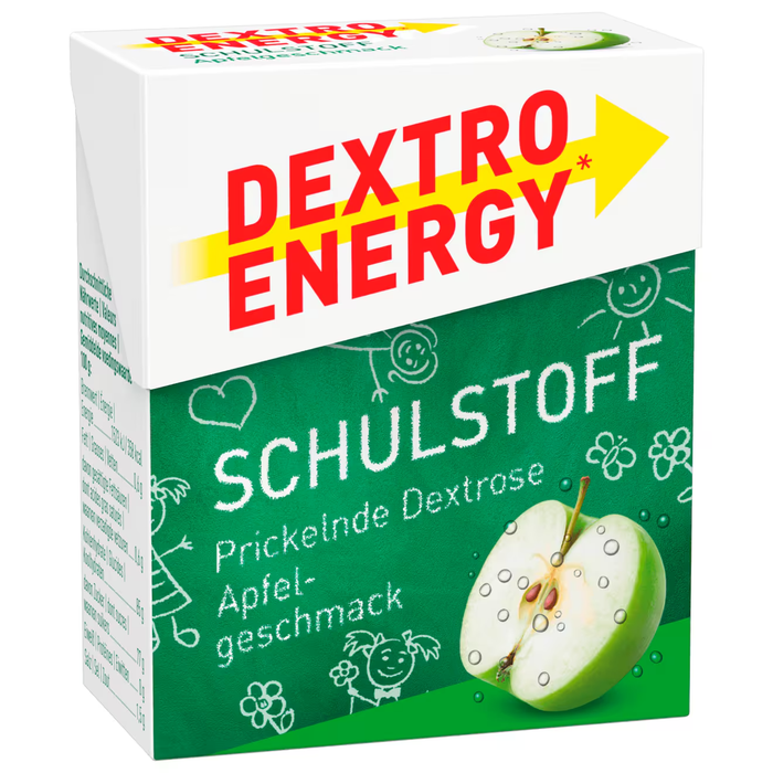 Dextro Energy Schulstoff Apfelgeschmack 50g