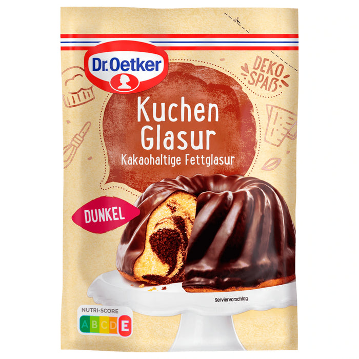 Dr. Oetker Kuchen Glasur Dunkel 150g