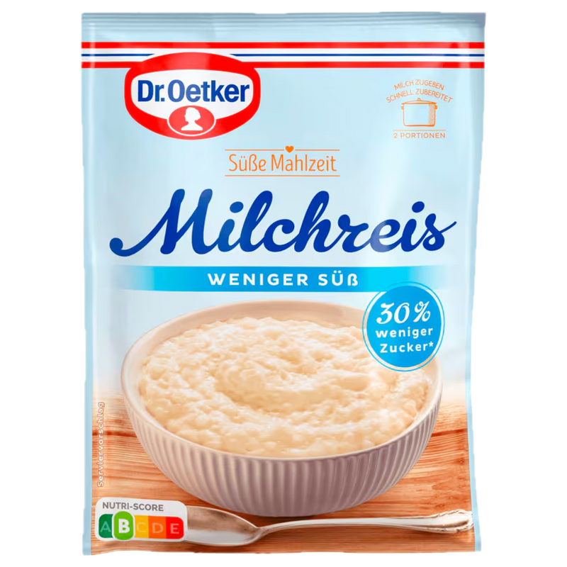 Dr. Oetker Milchreis weniger süß 112g m