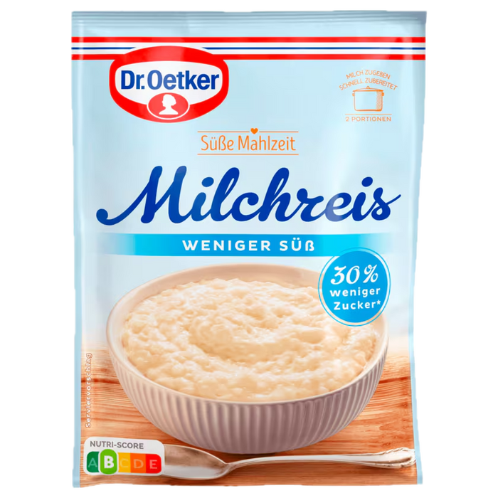 Dr. Oetker Milchreis weniger süß 112g m