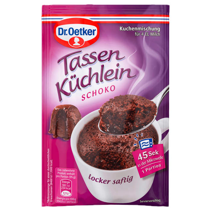 Dr. Oetker Tassenküchlein Schoko Backmischung 55g