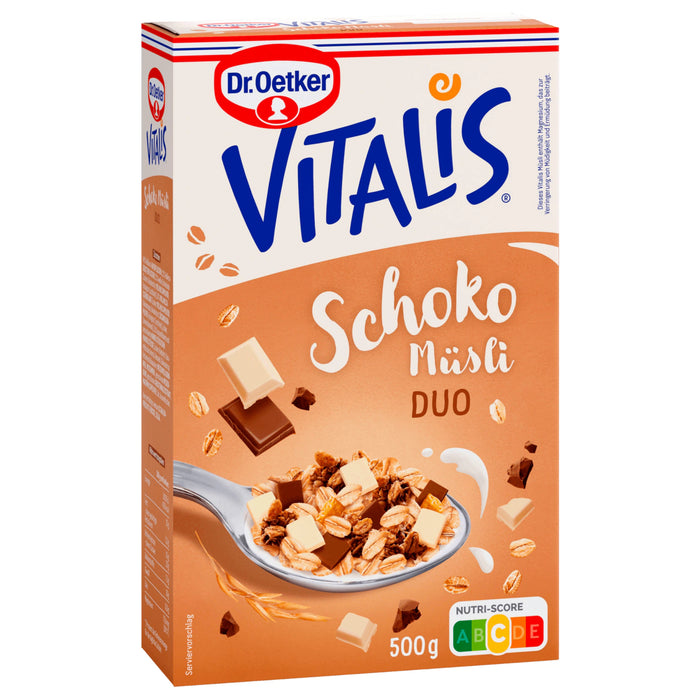 Dr. Oetker Vitalis Schoko-Duo Müsli 500g