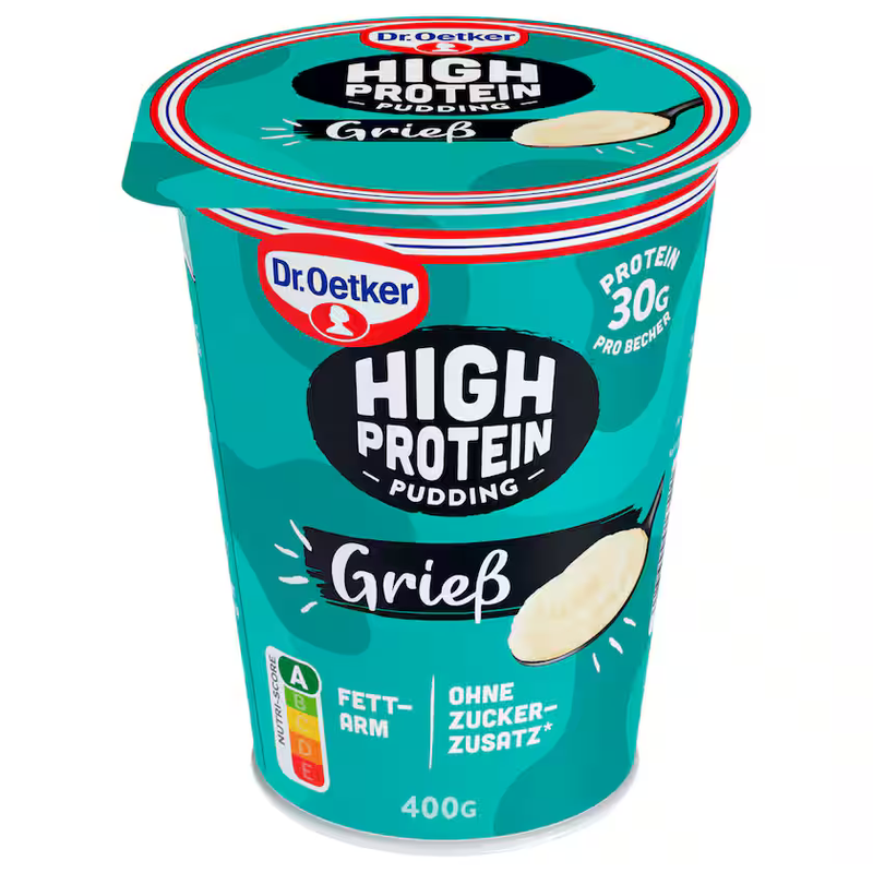Dr. Oetker High Protein Pudding Grieß 400g