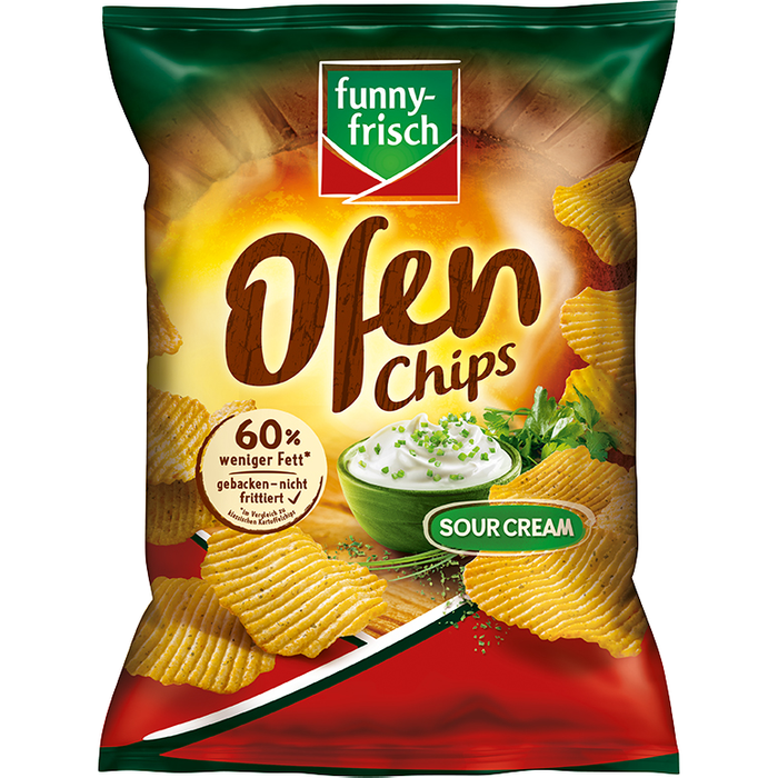 Funny-Frisch Ofen Chips Sour Cream 125G