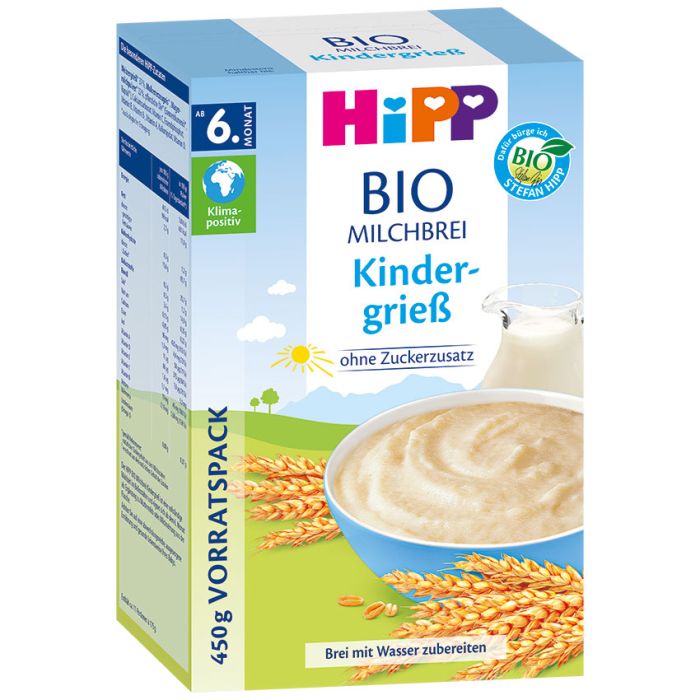 Hipp - Semolina Porridge - 6mon