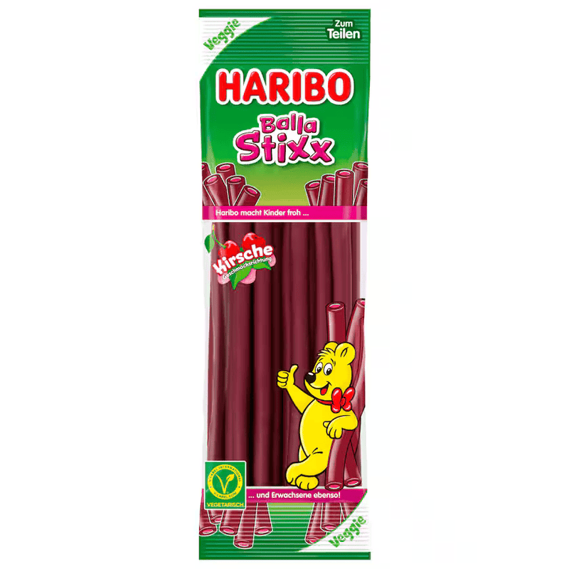 Haribo Fruit Gum Balla Stixx Cherry 200g