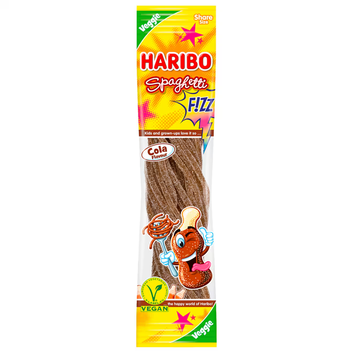 Haribo Spaghetti Fizz Cola vegan 200g