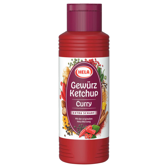 Hela Gewürzketchup Curry extra scharf 300ml