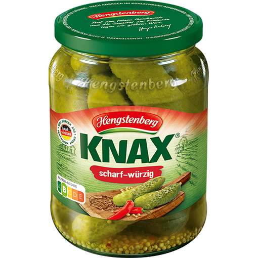 Hengstenberg - Knax Gurken scharf-würzig 360g