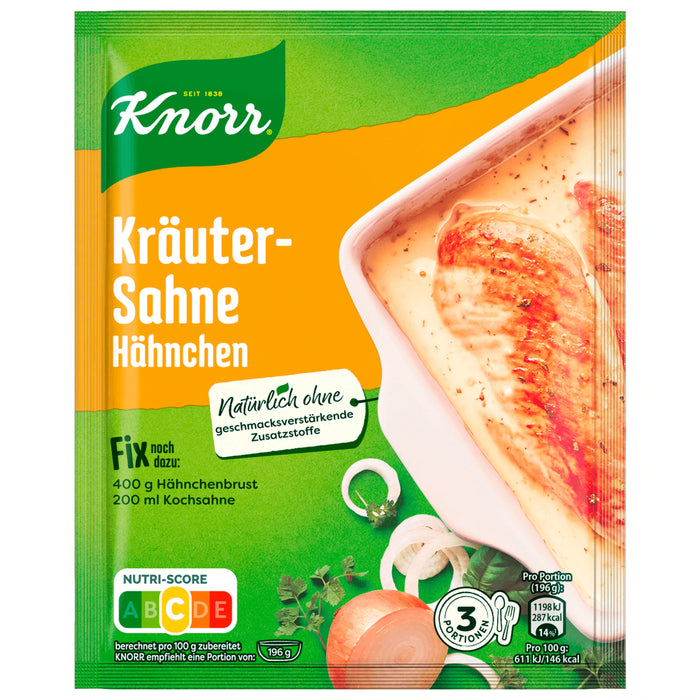 Knorr Fix Kräuter-Sahne Hähnchen