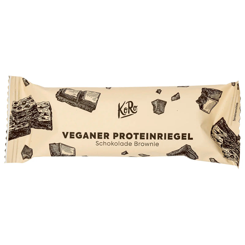 KoRo Proteinriegel Schokolade Brownie vegan 55g