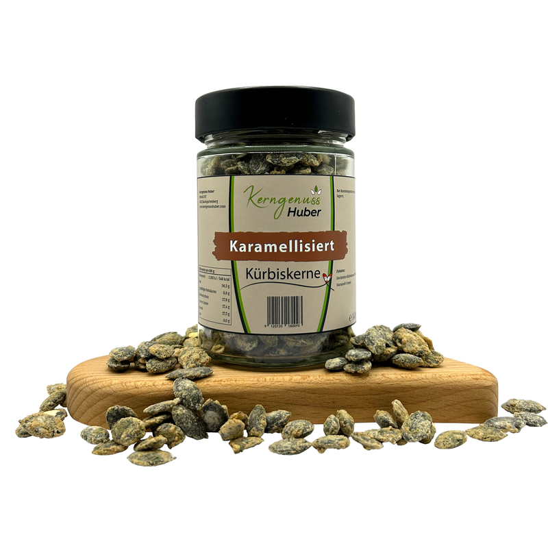 Kerngenuss Huber - Geröstete Kürbiskerne - Caramelized 140g