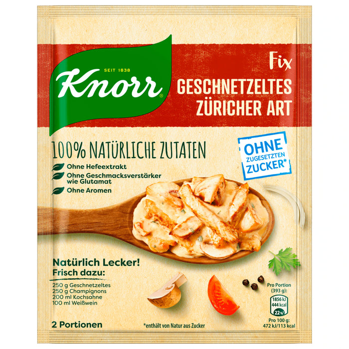 Knorr Fix Geschnetzeltes Züricher Art 30g