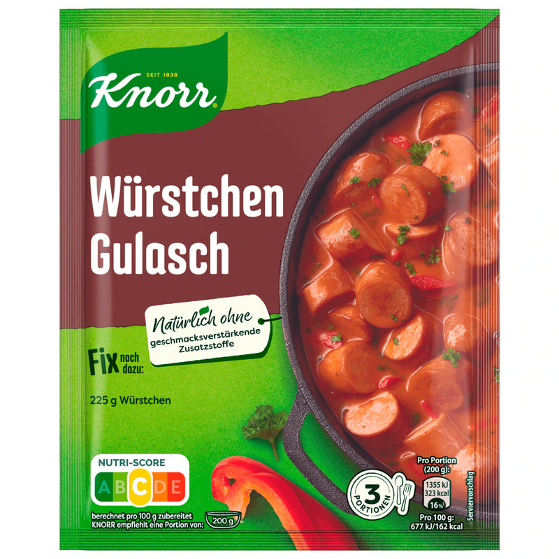 Knorr Fix Würstchen Gulasch 44g