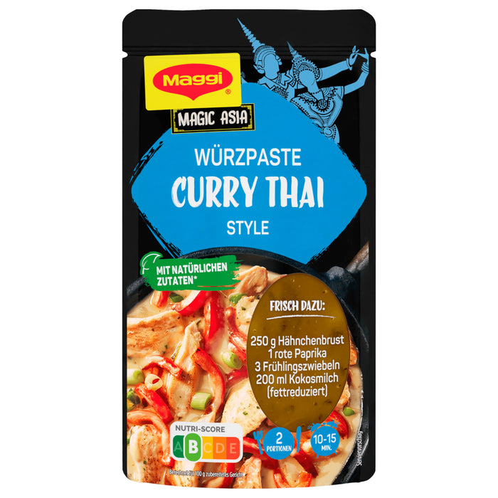 Maggi Food Travel Würzpaste für Curry Thai Style 65g