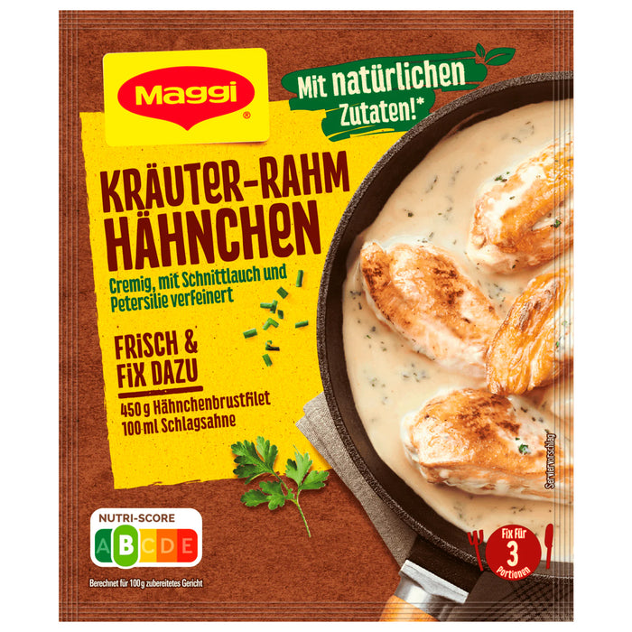 Maggi Fix Kräuter-Rahm Hähnchen 35g