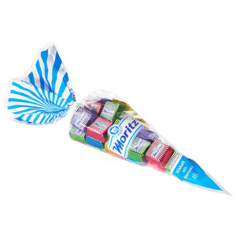 Moritz Eiskonfekt Würfel Spitztüte 200g