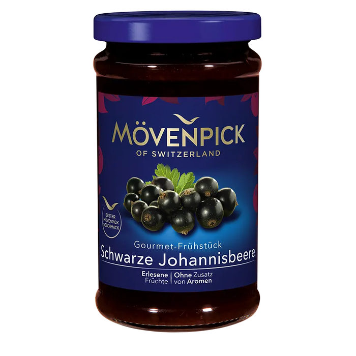 Mövenpick Gourmet- Schwarze Johannisbeeren 250g