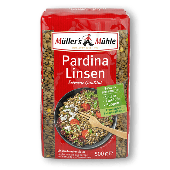 Müller's Mühle Pardina Linsen 500g