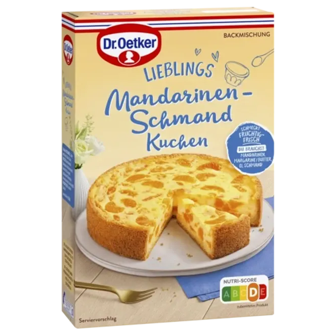 Dr. Oetker - Mandarinen-Schmand Kuchen