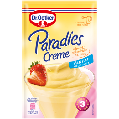 Dr. Oetker Paradiescreme Dessert Vanille 60g