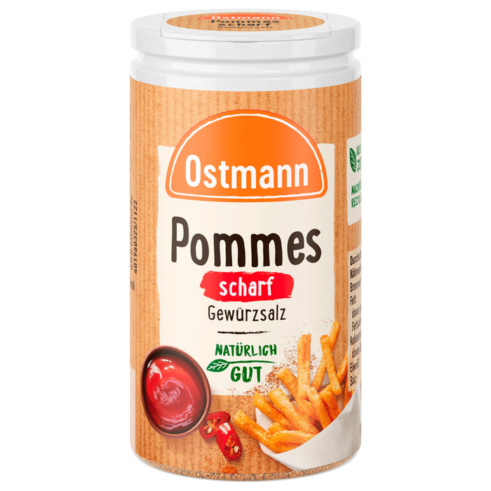 Ostmann Pommes Gewürzsalz scharf 70g