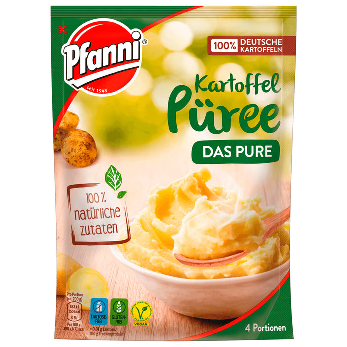 Pfanni Kartoffel Püree 100% natürliche Zutaten 120g - 4Port.