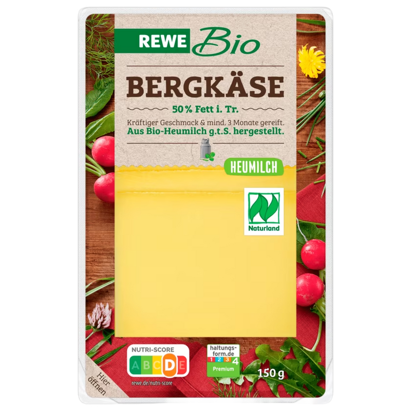 REWE Bio Bergkäse 200g