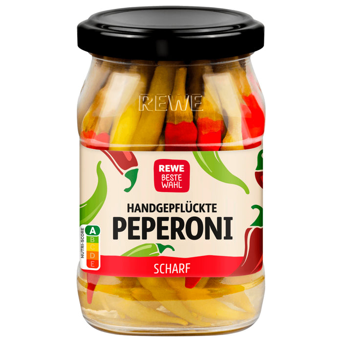 REWE Beste Wahl Peperoni feurig-scharf 165g