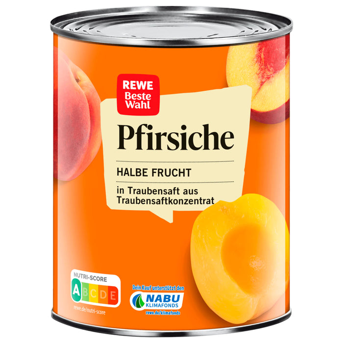 REWE Beste Wahl Pfirsiche Halbe Frucht 250g