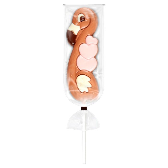 REWE Beste Wahl Schoko Lollipop Flamingo 23g