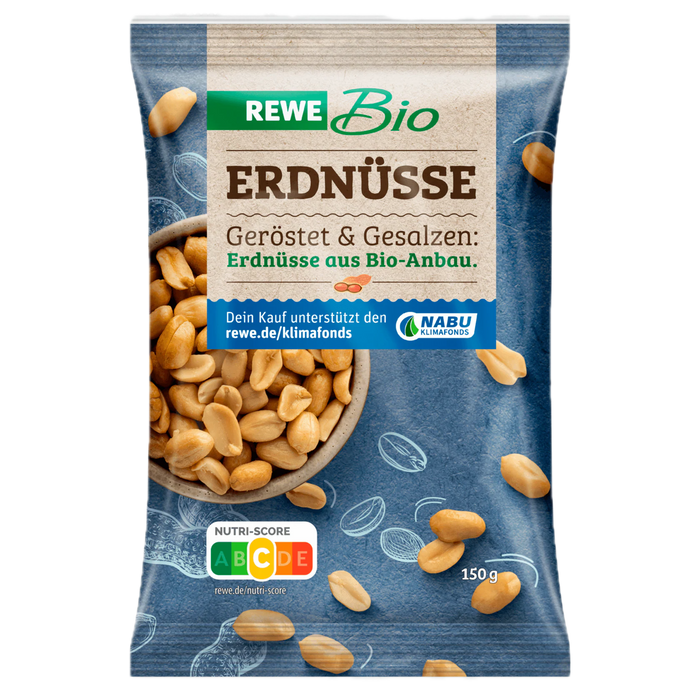 Rewe - Bio Erdnüsse gesalzen 150g