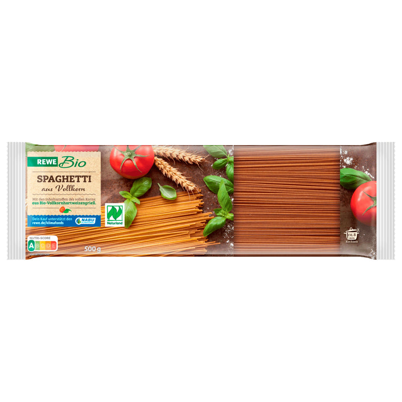 REWE Bio Naturland Spaghetti Vollkorn 500g