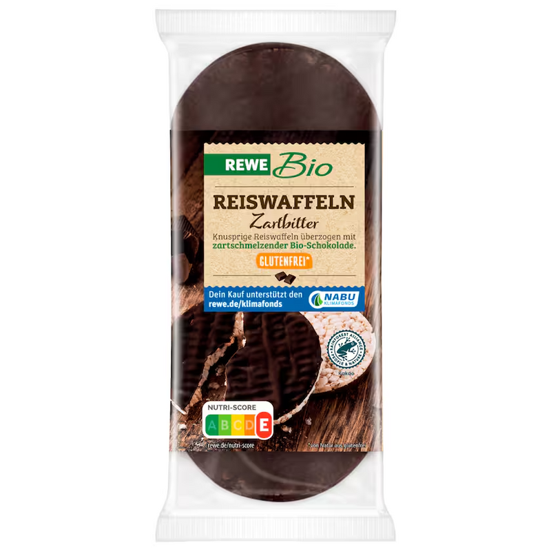REWE Bio Reiswaffeln Zartbitter 100g