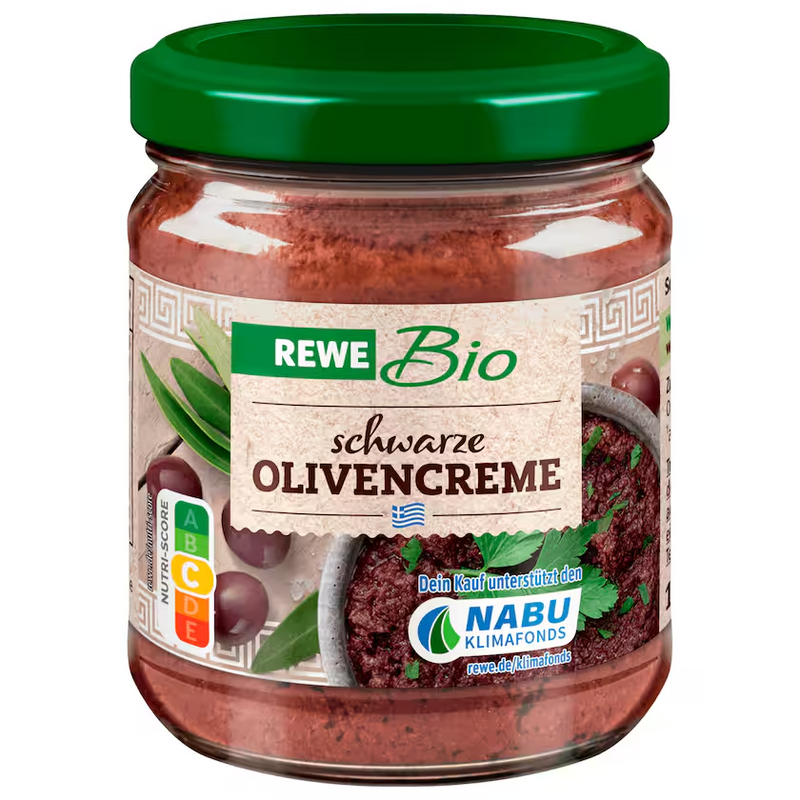 REWE Bio schwarze Olivencreme 190g