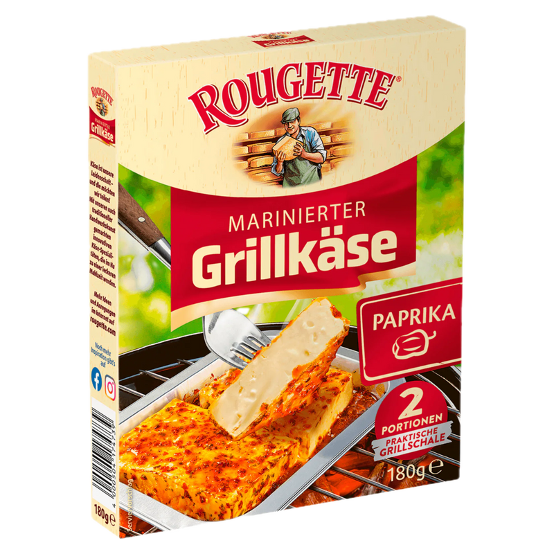 Rougette Grillkäse mit Paprika-Kräuter Marinade 180g