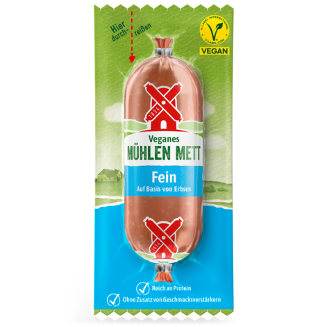 Rügenwalder Mühle Veganes Mühlen Mett Fein 100g