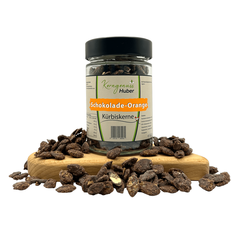 Kerngenuss Huber - Geröstete Kürbiskerne - Chocolate Orange