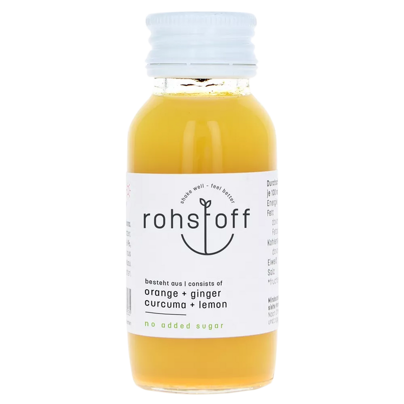 Rohstoff - Orange + Ingwer + Kurkuma + Zitrone 60ml