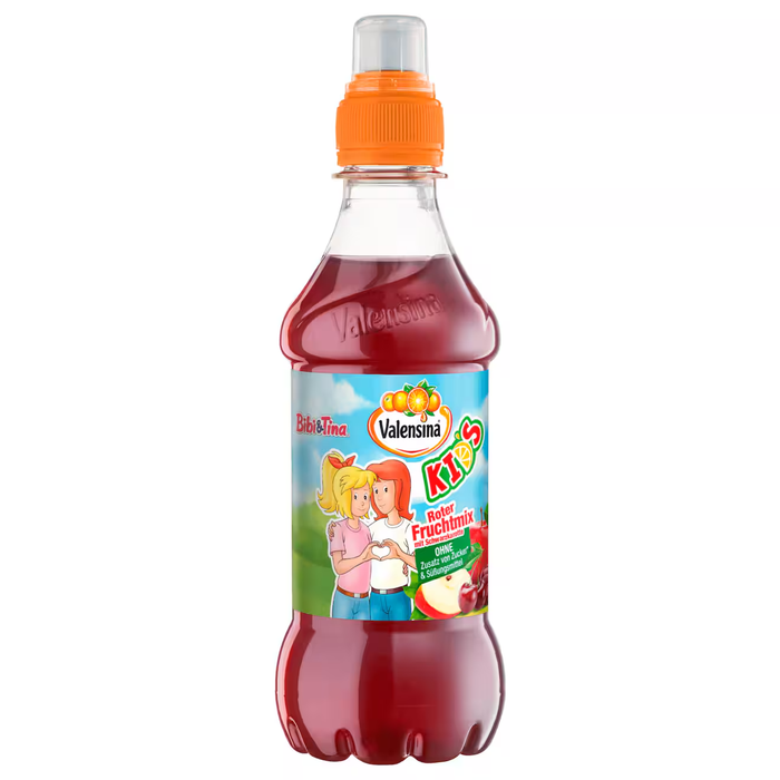 Valensina Kids Bibi & Tina Roter Fruchtmix mit Schwarzkarotte 0,33l