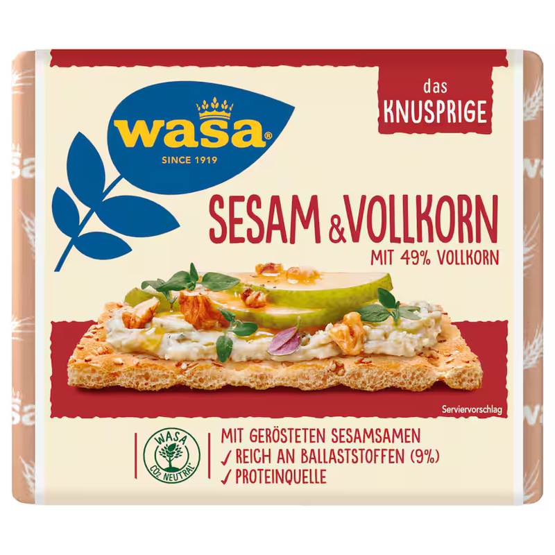 Wasa Knäckebrot Sesam & Vollkorn 200g