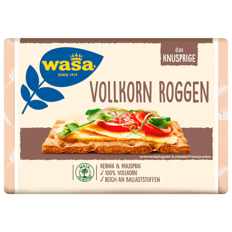 Wasa Knäckebrot Vollkorn Roggen 260g