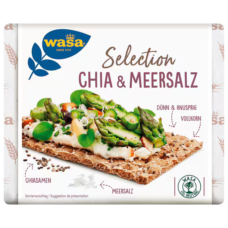 Wasa Selection Chia & Meersalz 245g