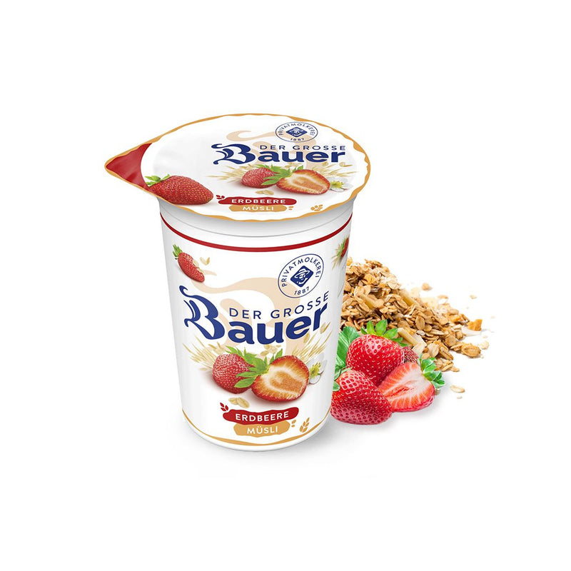 Bauer Strawberry Muesli Yoghurt 225g