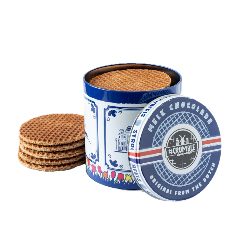 Stroopwafel - Crumble syrup wafels in gorgeous tin can 310g