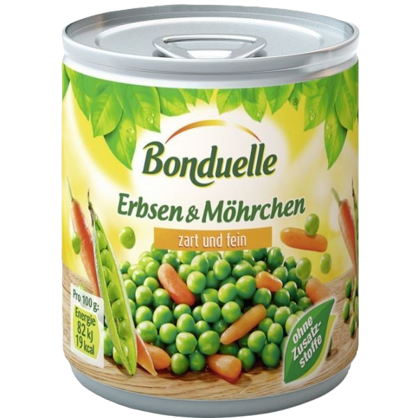 Bonduelle - Erbsen Möhrchen 400g