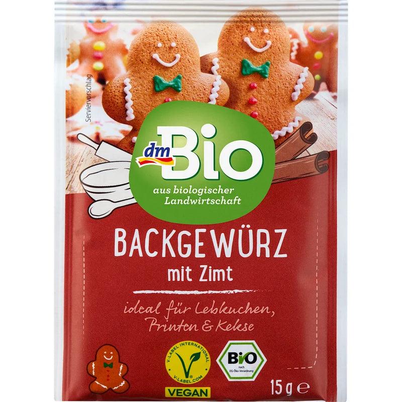 dmBio Gewürzmischung, Backgewürz mit Zimt 15g