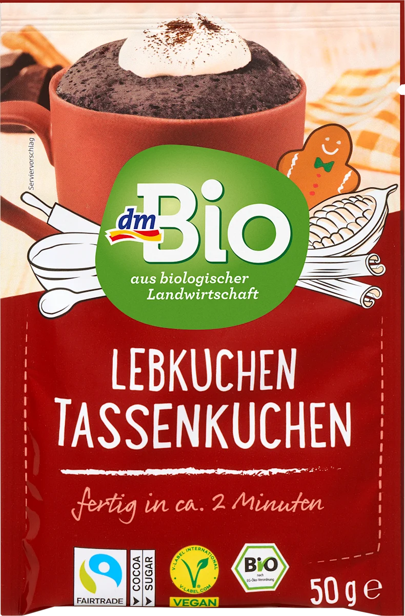 dmBio Tassenkuchen Lebkuchen 50g