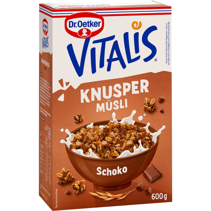 Dr Oetker Vitalis Crispy Chocolate Oat Flake Cereal