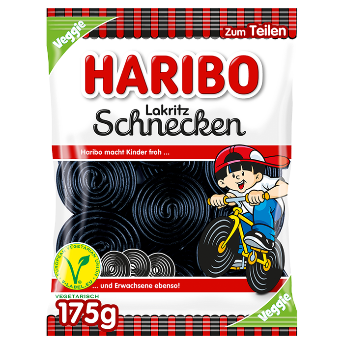 Haribo - Lakritz Schnecken 175g